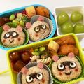 クック甘党。's cooksnap of when they made ポンポコ♪たぬきくん＊キャラ弁.