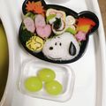 さるぱんだ's cooksnap of when they made スヌーピー♪ウッドストック♪キャラ弁.