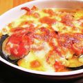 ｅｋ４'s cooksnap of when they made トマトとなすのチーズ焼き☆.