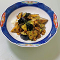 キンプリ's cooksnap of when they made 簡単♡なすと揚げ玉のソース炒め♡.