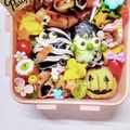 ☆ミルミル's cooksnap of when they made フランケン＆ドクロ★ハロウィンキャラ弁.