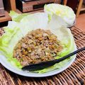 料理男子部🍻's cooksnap of when they made ひき肉納豆のレタス包み.