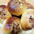 くりすたるけいこ's cooksnap of when they made 手捏ねで。３種の惣菜パン(和風).