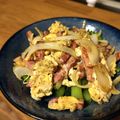 gongmei's cooksnap of when they made アスパラ菜とスクランブルエッグ和え.