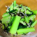 ルーニィー's cooksnap of when they made 簡単！江戸菜の塩昆布ナムル.