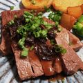 minimai's cooksnap of when they made わさびソースの和風ステーキ.