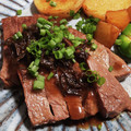 minimai's cooksnap of when they made わさびソースの和風ステーキ.