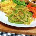 KBBキッチン☆'s cooksnap of when they made ピーマンともやしのカレー粉あえ.