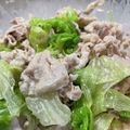 toshio39's cooksnap of when they made 豚しゃぶとレタスのマヨポンサラダ.