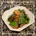 ♪キッチンmama's cooksnap of when they made ピーマンとナスの炒め物・生姜醤油焼き.