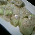 タウケティセンター's cooksnap of when they made ふっくら蒸し茄子～胡麻マヨ酢かけ.