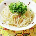 ふうはっちゃん's cooksnap of when they made めんつゆのもやしナムル.
