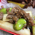 冷蔵庫レスキュー隊's cooksnap of when they made 簡単おつまみ♪長いもの甘辛そぼろ炒め.