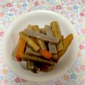 kitty・yumi's cooksnap of when they made ぶっとい！やわらか五目煮きんぴら.