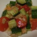 ヨシヨッシー's cooksnap of when they made トマトときゅうりのまぜまぜサラダ.