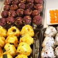 ひとりとみんな's cooksnap of when they made HMで☆マフィン紫芋バナナホワイトチョコ.
