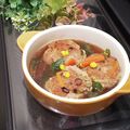 からあげパーティー's cooksnap of when they made 野菜たっぷり和風にこみハンバーグ.