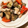 いやんのん＊'s cooksnap of when they made 豚バラとなすのスタミナ炒め.