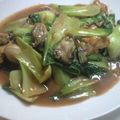 estimania's cooksnap of when they made 牡蠣＆豆腐＆チンゲン菜の中華風炒め.