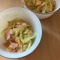 クックあさみちゃん's cooksnap of when they made キャベツ、玉子、ハムのバター炒め.