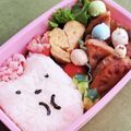 フレブル☆くぅー's cooksnap of when they made すみっコぐらしのキャラ弁.