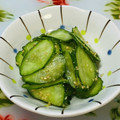 にきけん's cooksnap of when they made 簡単！きゅうりのポン酢和え.
