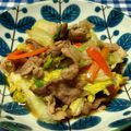 クックWZ3WQY☆'s cooksnap of when they made 豚肉と白菜と人参のピリ辛炒め.