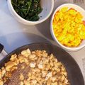 サンタJr's cooksnap of when they made 鶏そぼろの３色丼.