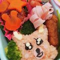 hiro1253jp's cooksnap of when they made 【キャラ弁】コメコメおにぎり.