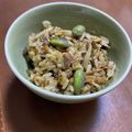 トン之助's cooksnap of when they made 妊娠、授乳に！サバ缶舞茸おにぎり.