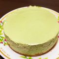 ぽん☆ずぼら妊婦's cooksnap of when they made 抹茶アイスで作る 簡単 レアチーズケーキ.
