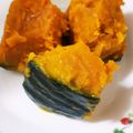 そよ風の詩's cooksnap of when they made レンチンかぼちゃ☆白だしとバターだけ.