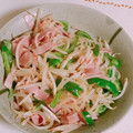 柴犬のお顔☆'s cooksnap of when they made 超簡単お弁当おかず！ハムもやしのマヨ炒め.