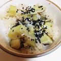 coffeemint's cooksnap of when they made ホクホク美味しい♡さつまいもごはん.