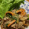 2525コック's cooksnap of when they made プルコギ.