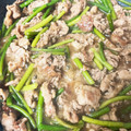 むっきっきー's cooksnap of when they made 超簡単！牛肉とにんにくの芽の甘辛炒め！.