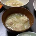 ★ゴンぎつね★'s cooksnap of when they made 味噌汁(すり身).