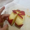 なぁチャん's cooksnap of when they made ポケモン☆ピカチュウ〜りんごの飾り切り.