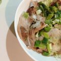 さゆゆゆこ's cooksnap of when they made 豚肉の塩ダレ焼♪千切りキャベツにのせて♡.