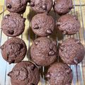 トコトコゆっくり's cooksnap of when they made アーモンド香る♪チョコチップマフィン♡.
