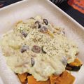 ナツ☆ママ's cooksnap of when they made かぼちゃのひき肉クリームがけ.