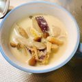 tonmyee's cooksnap of when they made 根菜ときのこの豆乳味噌スープ.
