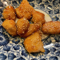じんべいさん's cooksnap of when they made お弁当に♪残った鶏のから揚げを甘酢で☆.