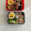 まめ郎's cooksnap of when they made ゆで卵で簡単にハロウィン気分.