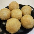 papikun's cooksnap of when they made おはぎじゃないよ、きな粉おにぎりだよ☆.