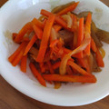 ぬぴこちゃん's cooksnap of when they made さっぱり♬人参・玉葱・蒟蒻の生姜風味炒め.