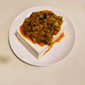 エリィガガ's cooksnap of when they made やみつききゅうりの韓国風冷や奴.