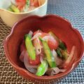 戦うコックサン's cooksnap of when they made トマトとアスパラのさっぱりマリネ☆.