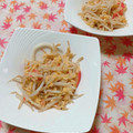 ﾁｲﾁｬﾝﾏﾏ's cooksnap of when they made 節約☆簡単一品！カニカマと卵のもやし炒め.