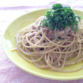 もすろー's cooksnap of when they made あえるだけ✿ ツナと梅のパスタ✿.